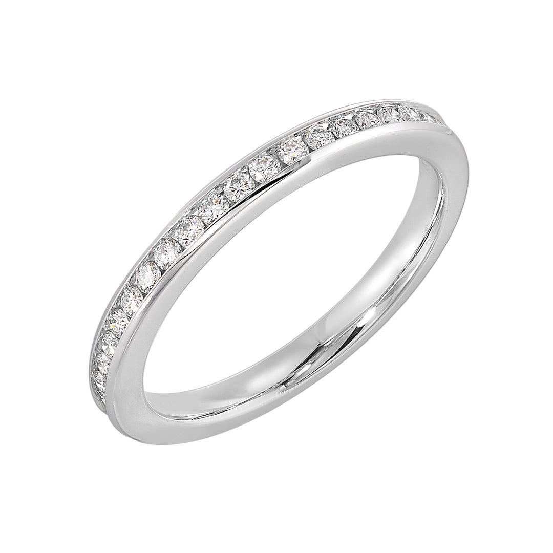 14Kt White Gold Diamond 1/4Ctw Ring