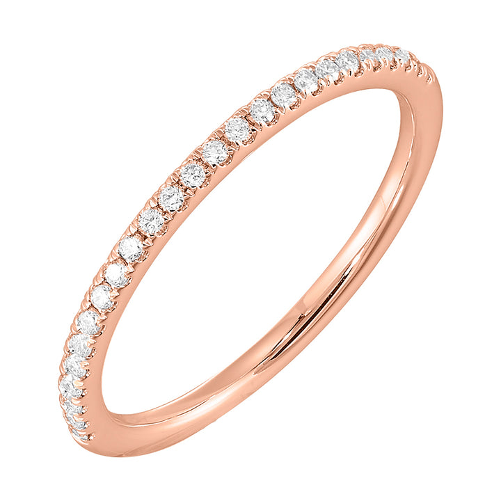 14Kt Rose Gold Diamond 1/7Ctw Ring