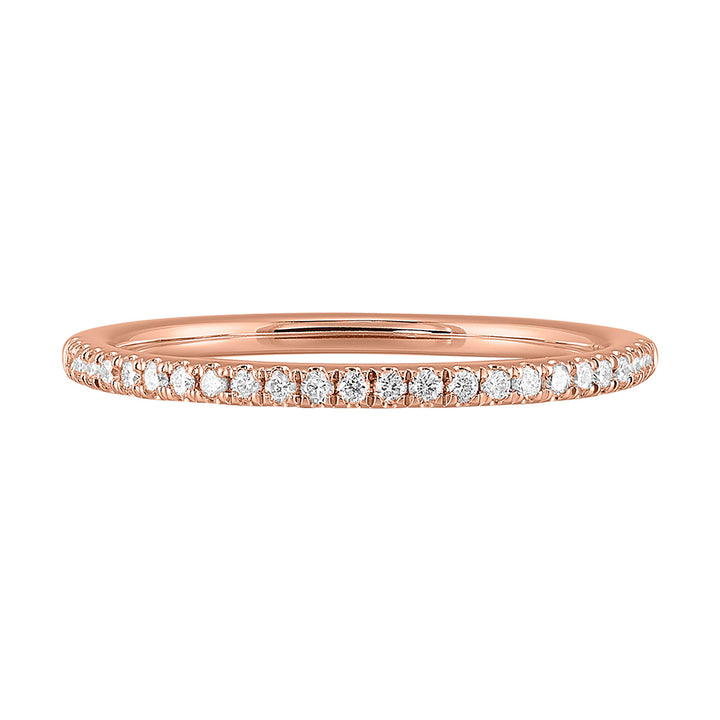 14Kt Rose Gold Diamond 1/7Ctw Ring