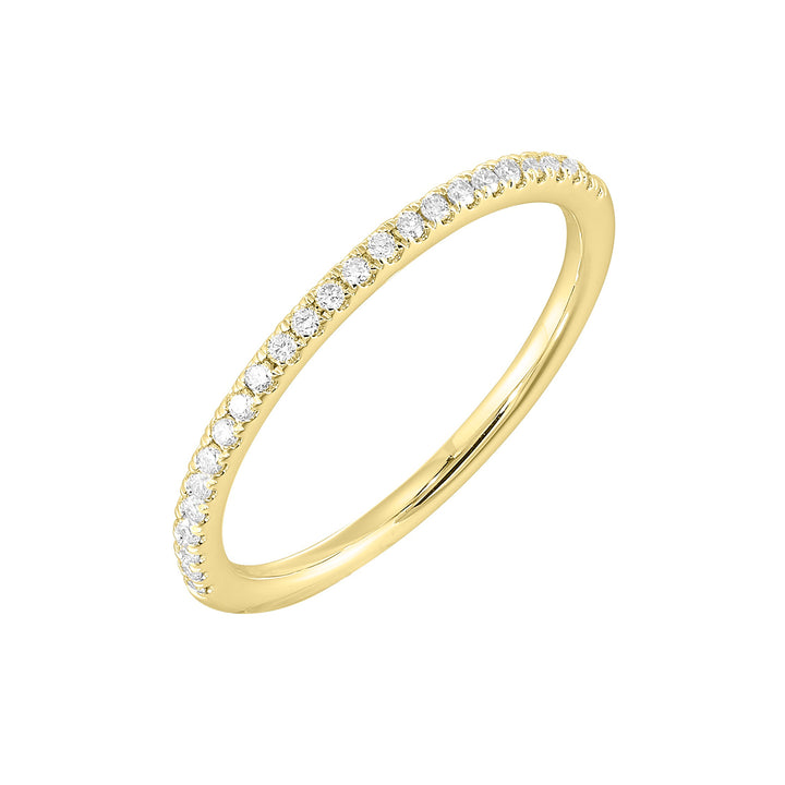 89 Facet 14Kt Yellow Gold Diamond 1/7Ctw Ring