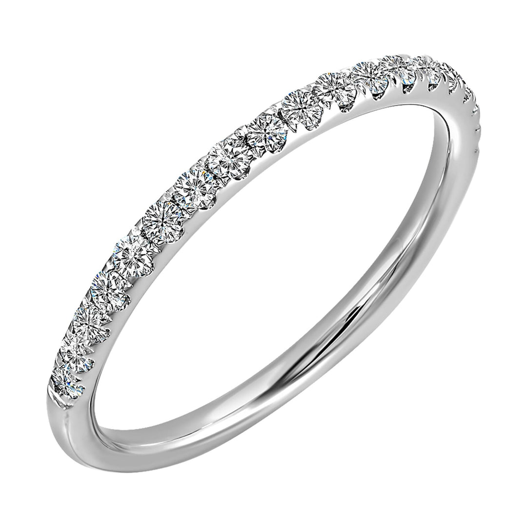 Platinum White Diamond 1/4Ctw Ring