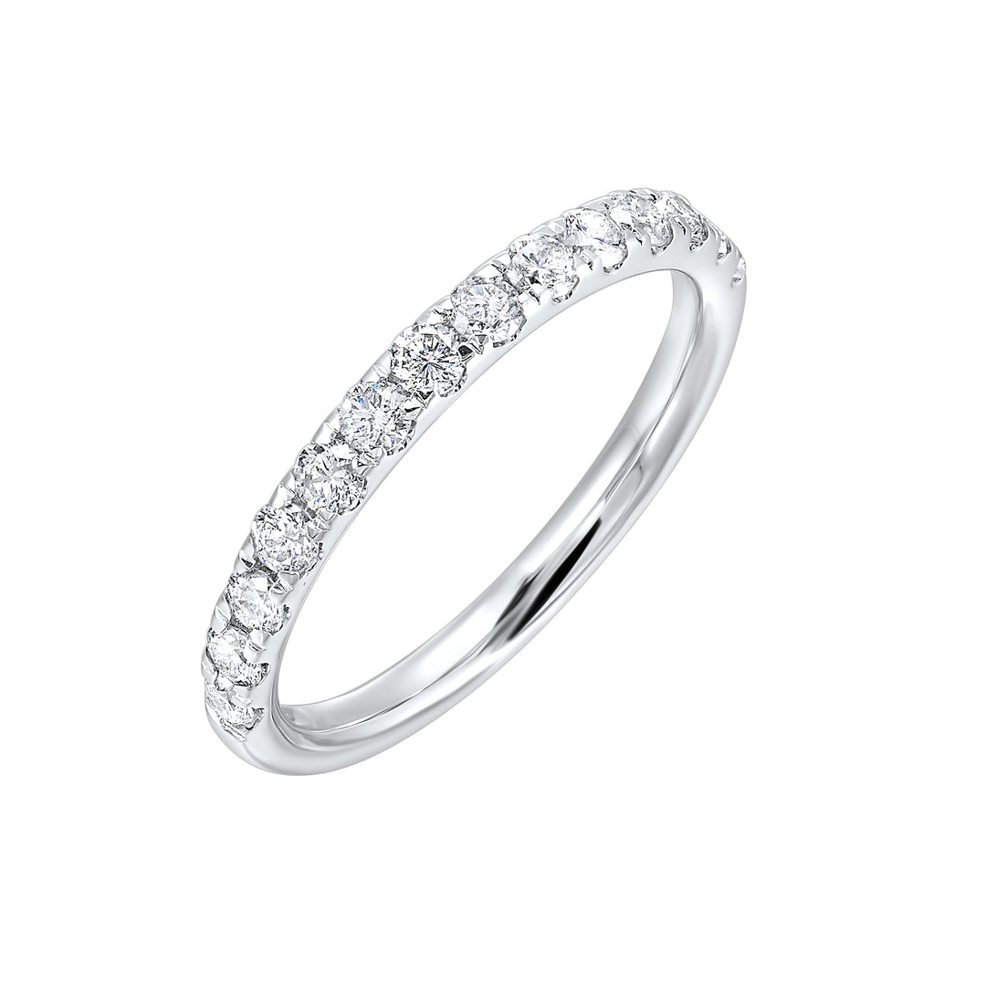 89 Facet 14Kt White Gold Diamond 1/2Ctw Ring