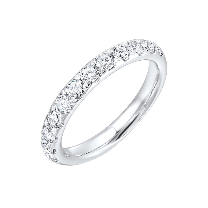 89 Facet 14Kt White Gold Diamond 3/4Ctw Ring