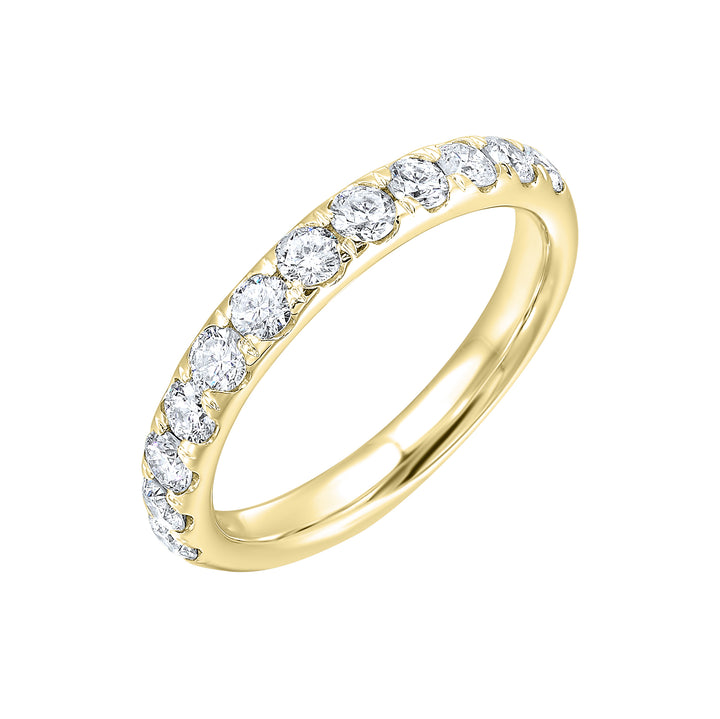 89 Facet 14Kt Yellow Gold Diamond 3/4Ctw Ring