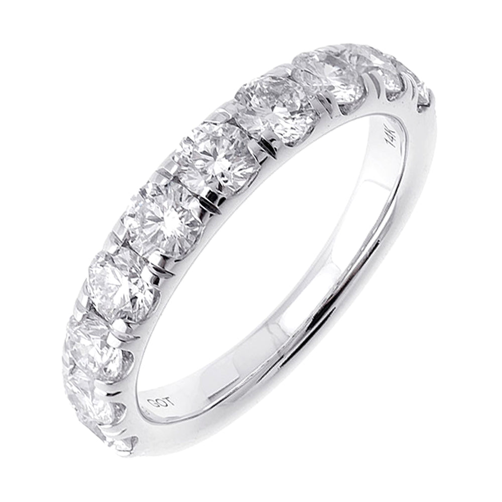 89 Facet 14Kt White Gold Diamond 1 1/2Ctw Ring