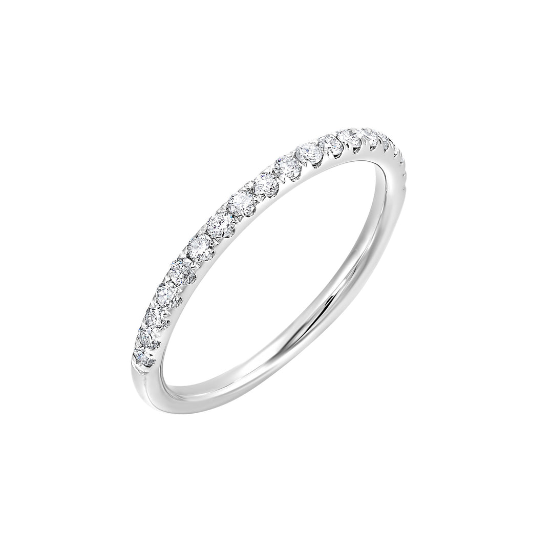 89 Facet 14Kt White Gold Diamond 1/4Ctw Ring