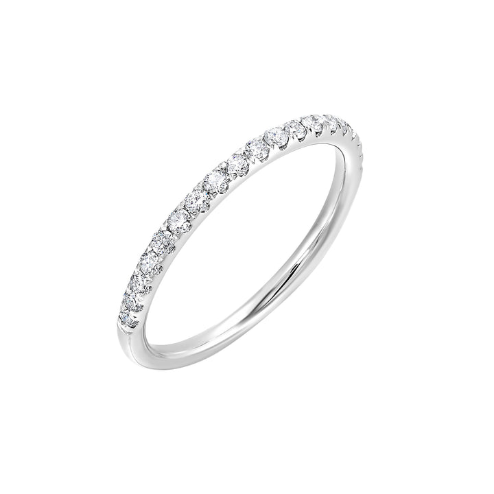 89 Facet 14Kt White Gold Diamond 1/4Ctw Ring