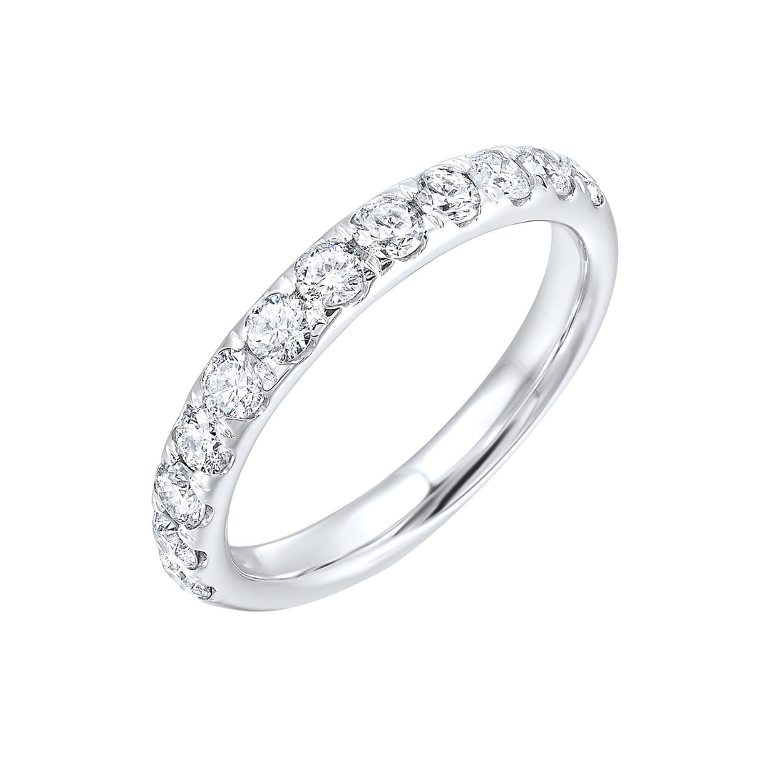 89 Facet 14Kt White Gold Diamond 3/4Ctw Ring
