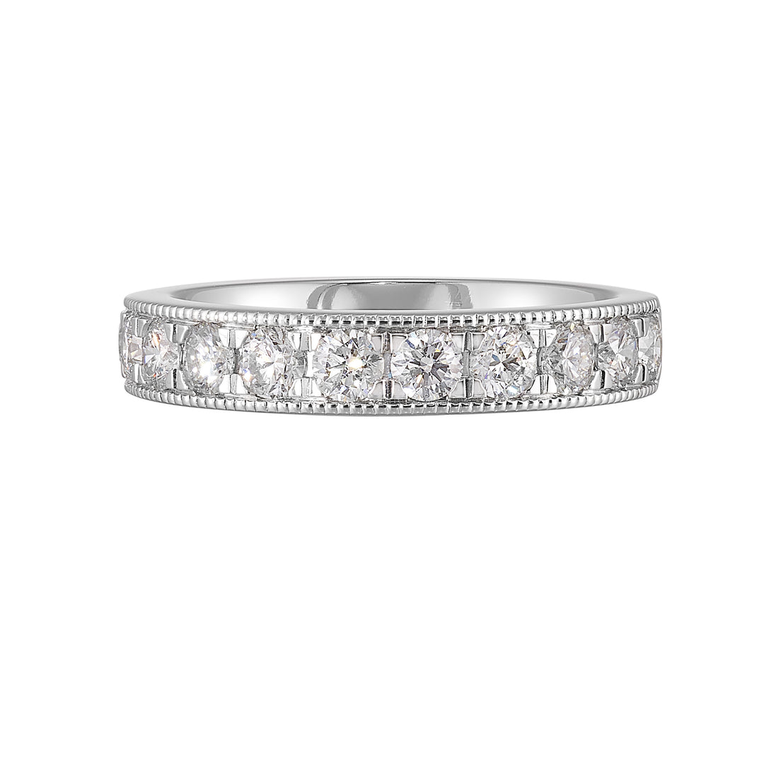 89 Facet 14Kt White Gold Diamond 1Ctw Ring