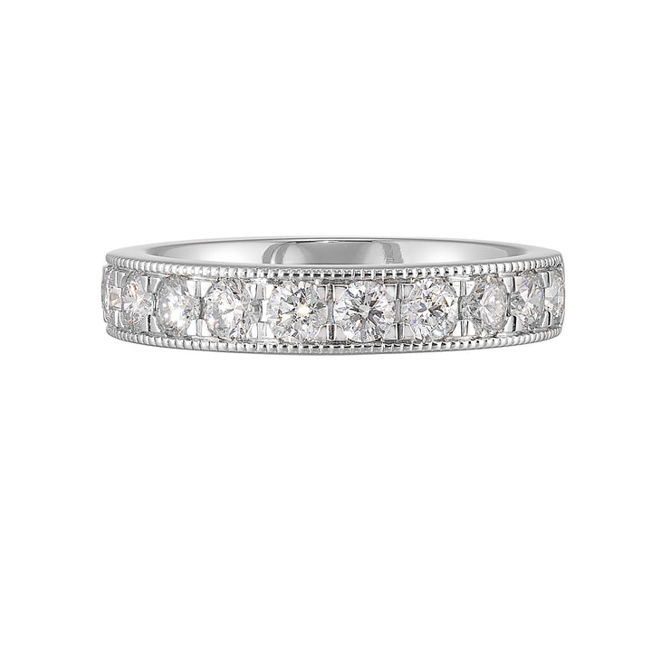 89 Facet 14Kt White Gold Diamond 1Ctw Ring