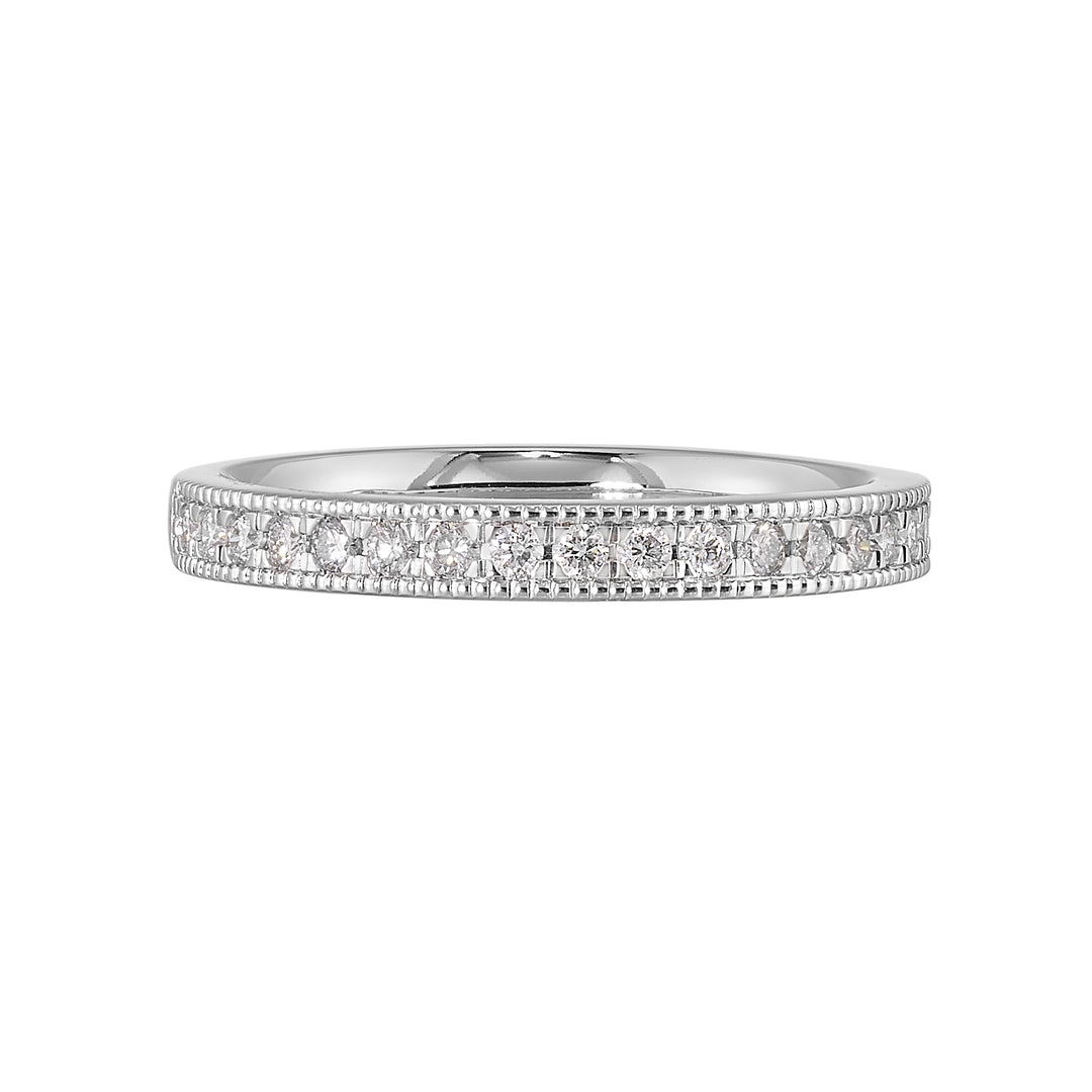 89 Facet 14Kt White Gold Diamond 1/4Ctw Ring