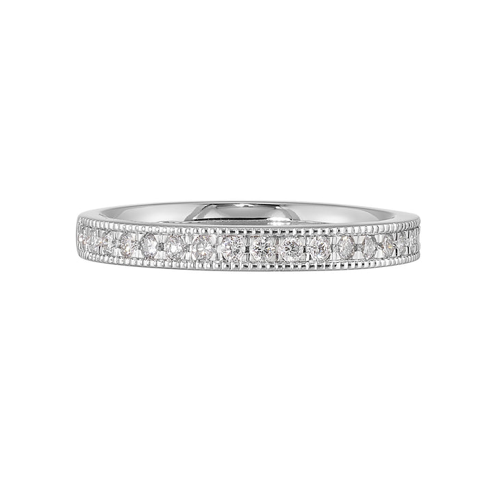 89 Facet 14Kt White Gold Diamond 1/4Ctw Ring