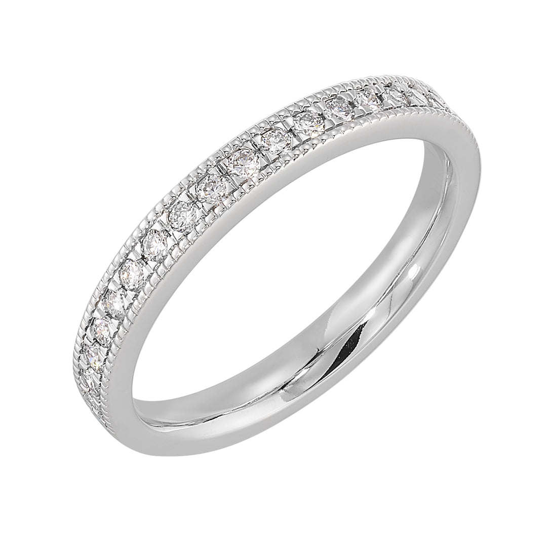 14Kt White Gold Diamond 1/4Ctw Ring