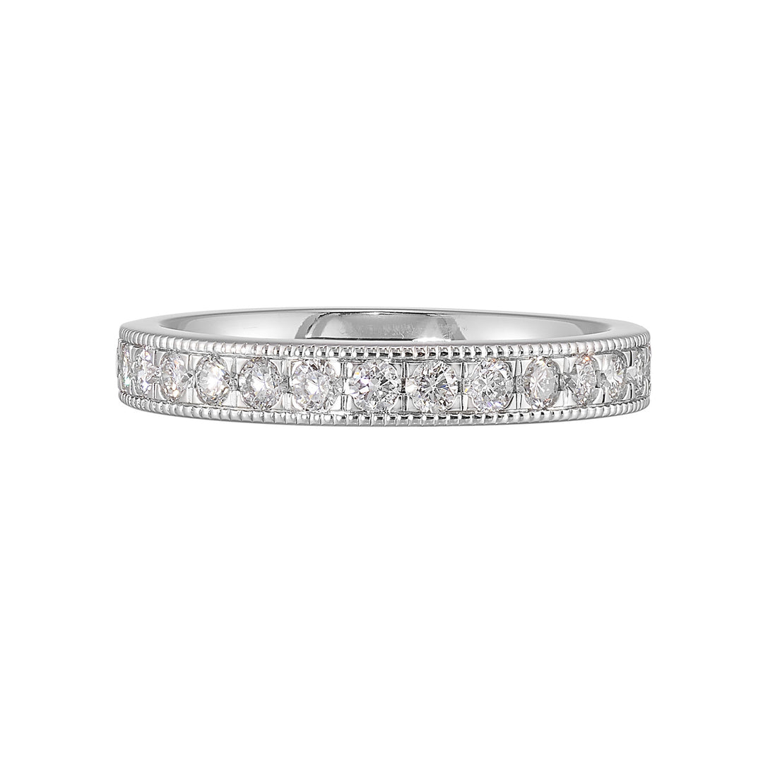 89 Facet 14Kt White Gold Diamond 1/2Ctw Ring