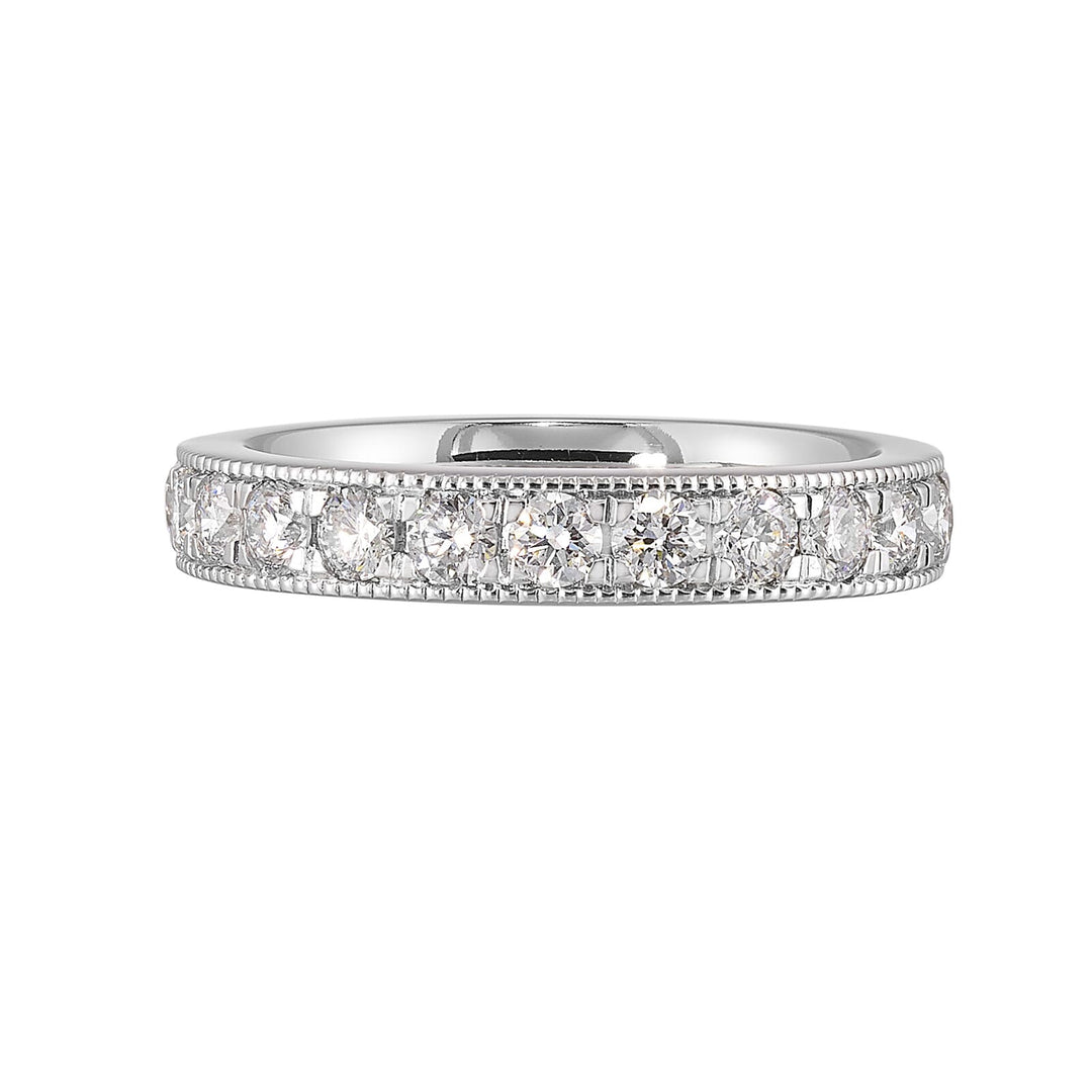 89 Facet 14Kt White Gold Diamond 3/4Ctw Ring
