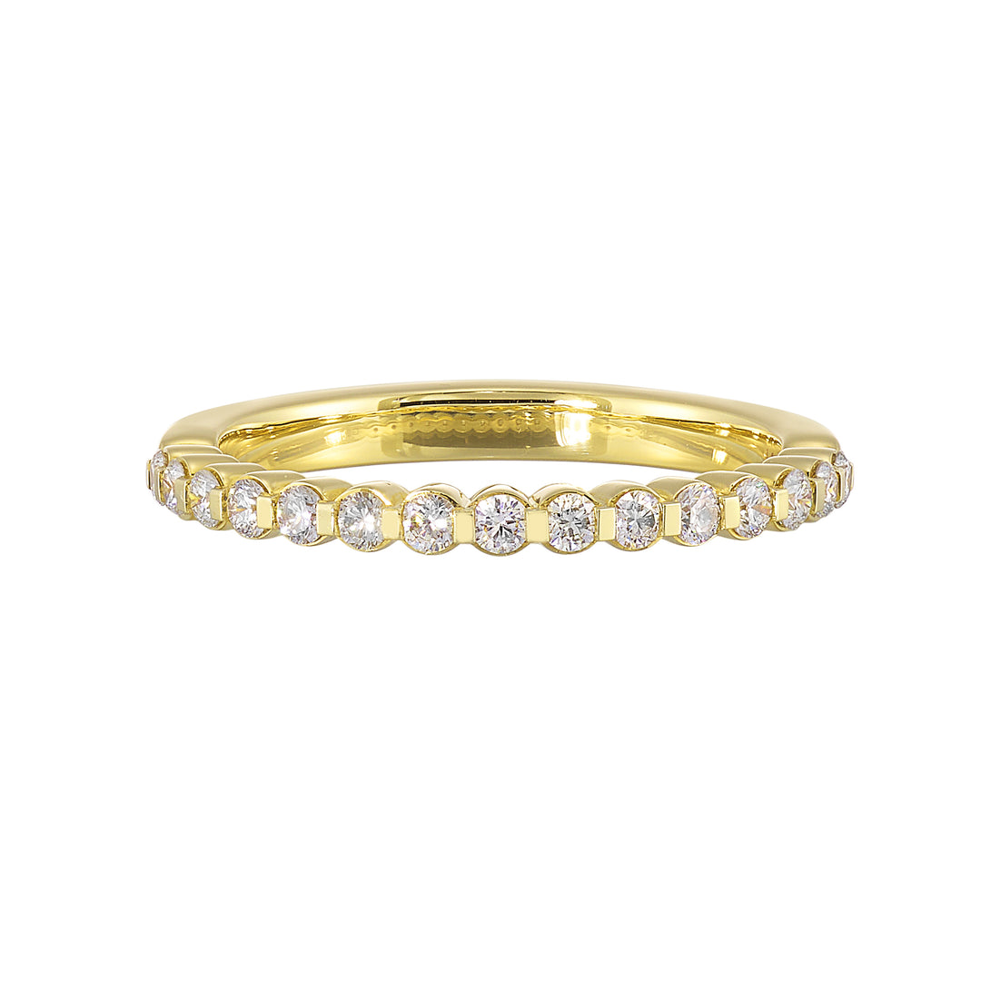 14Kt Yellow Gold Diamond 1/6Ctw Ring