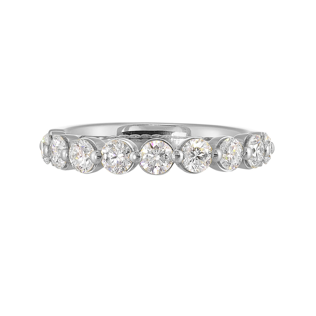 89 Facet 14Kt White Gold Diamond 1Ctw Ring