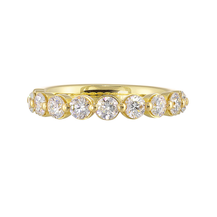 89 Facet 14Kt Yellow Gold Diamond 1Ctw Ring
