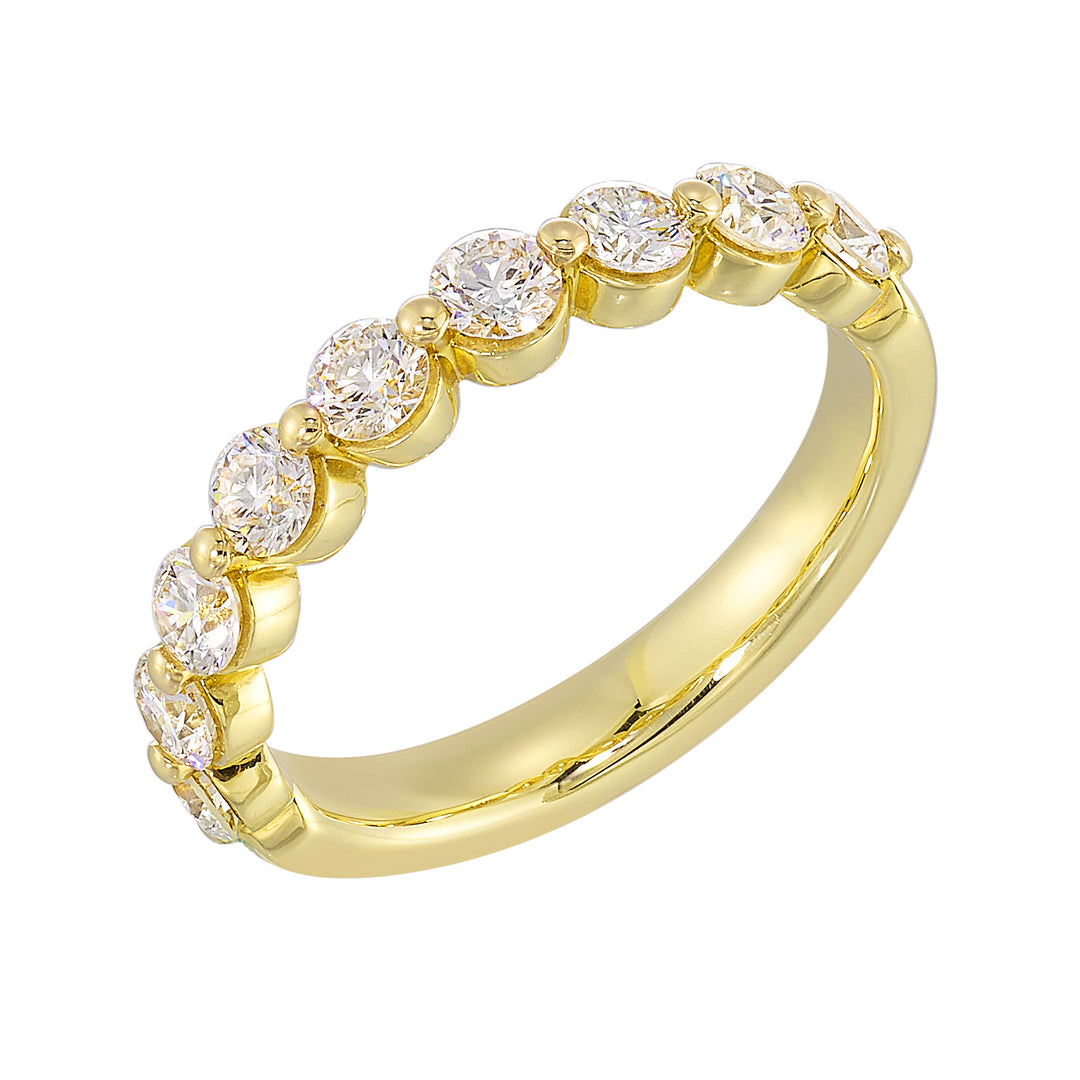 14Kt Yellow Gold Diamond 1Ctw Ring