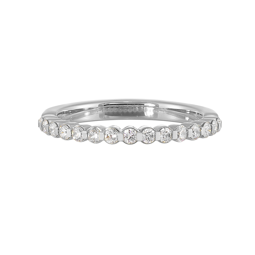 14Kt White Gold Diamond 1/6Ctw Ring