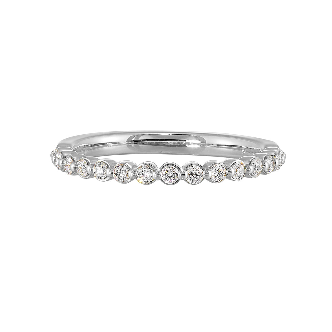 14Kt White Gold Diamond 1/4Ctw Ring