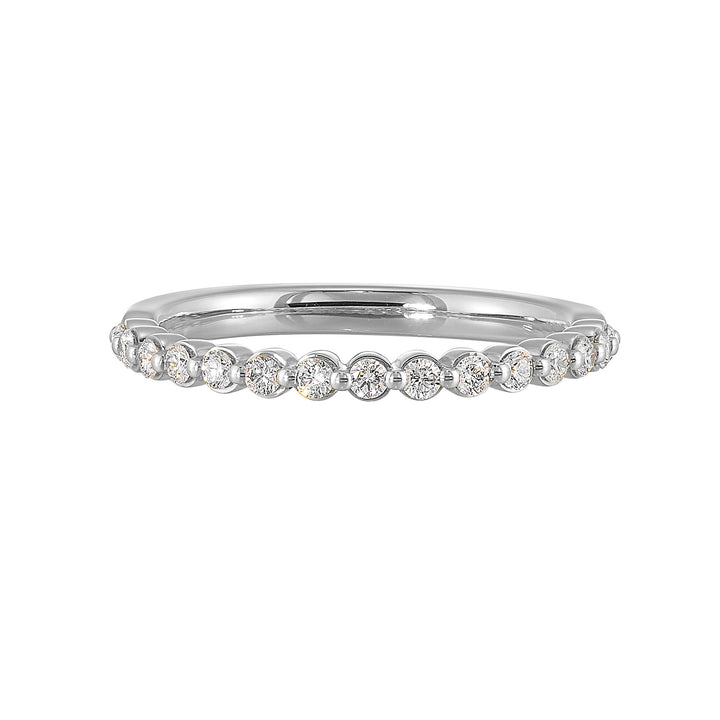 14Kt White Gold Diamond 1/4Ctw Ring