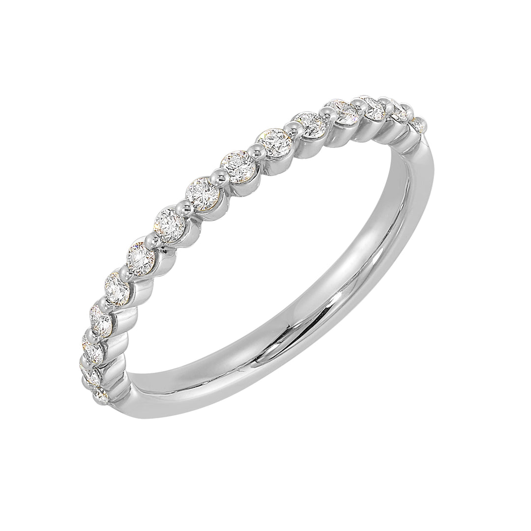 14Kt White Gold Diamond 1/4Ctw Ring