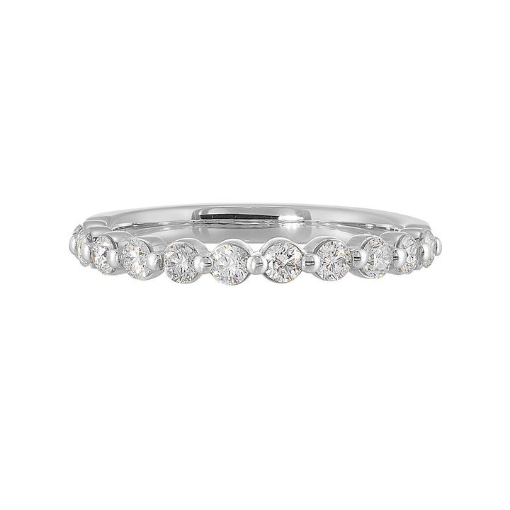 89 Facet 14Kt White Gold Diamond 1/2Ctw Ring
