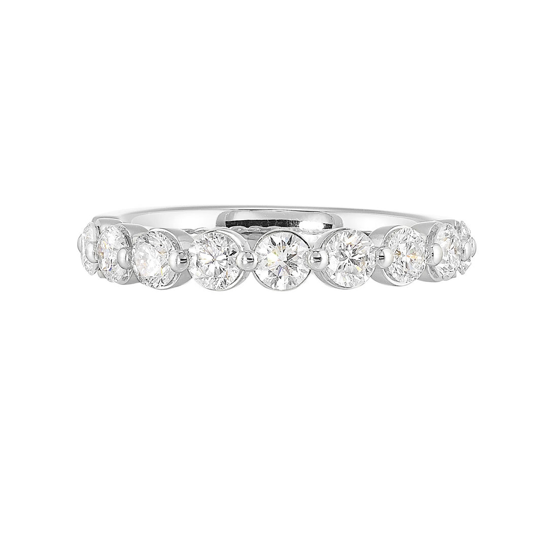 89 Facet 14Kt White Gold Diamond 3/4Ctw Ring
