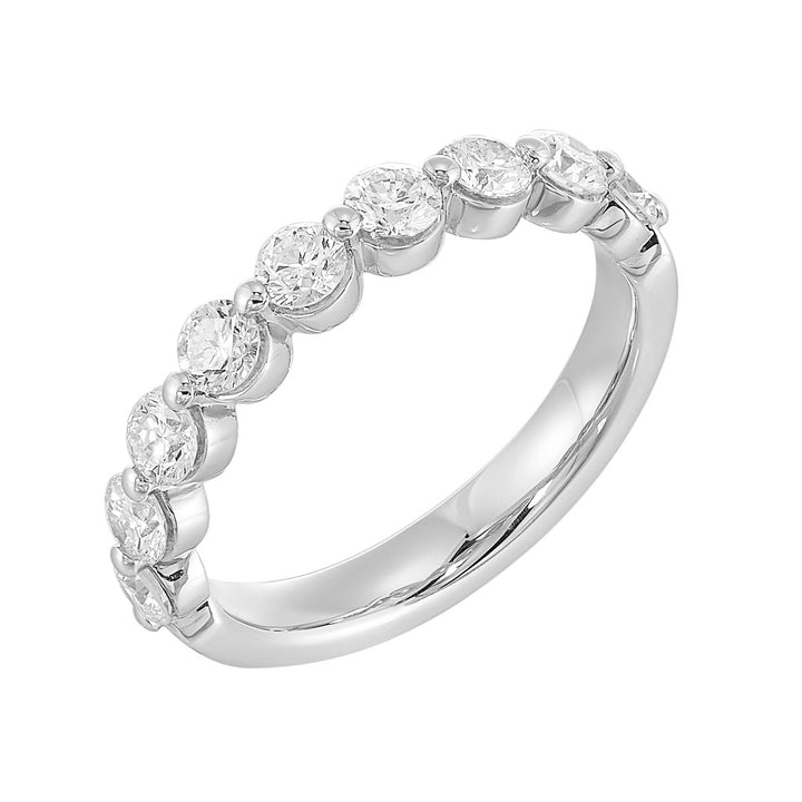 89 Facet 14Kt White Gold Diamond 3/4Ctw Ring