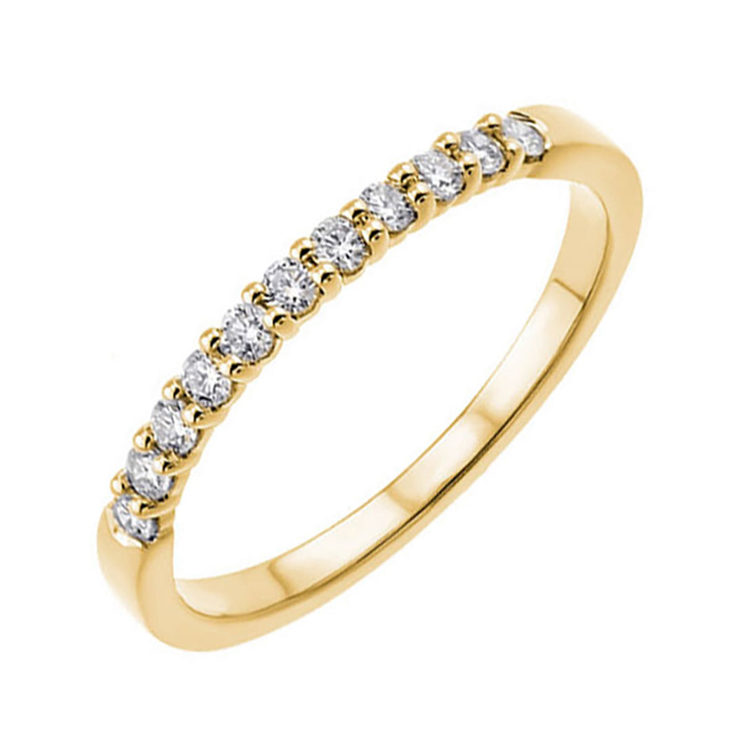 89 Facet 14Kt Yellow Gold Diamond 1/4Ctw Ring
