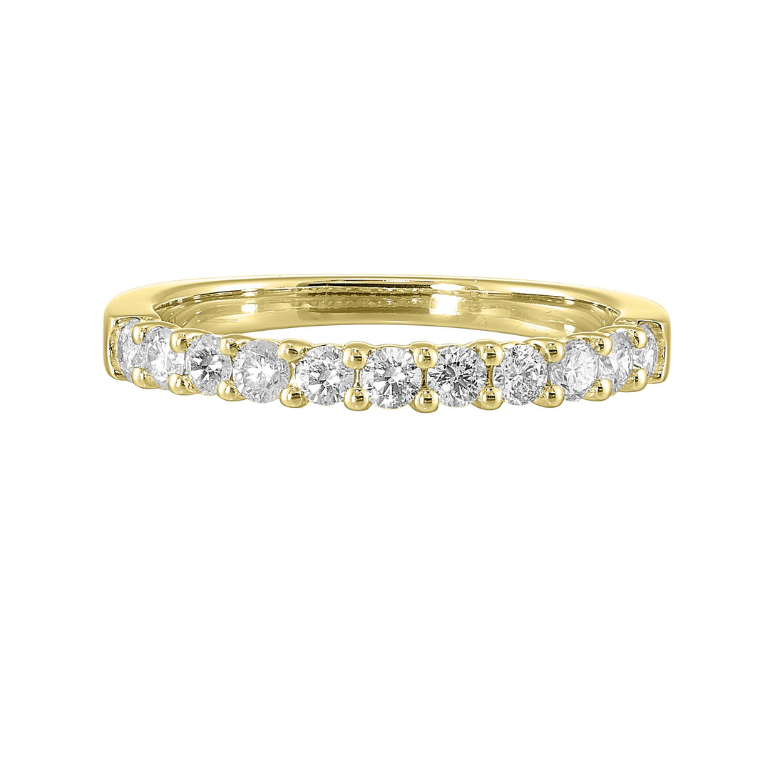 89 Facet 14Kt Yellow Gold Diamond 1/2Ctw Ring