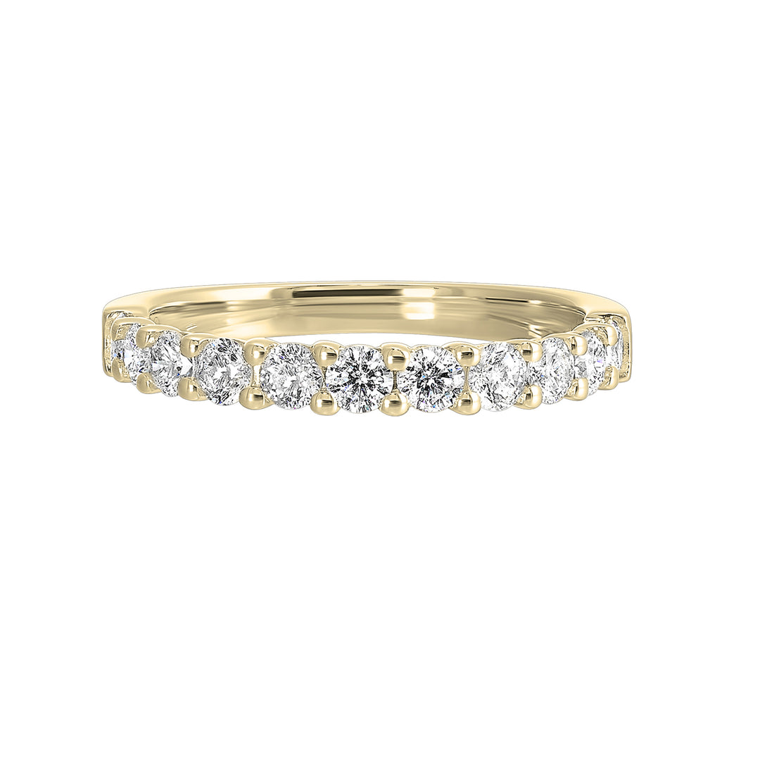 89 Facet 14Kt Yellow Gold Diamond 3/4Ctw Ring