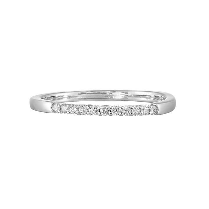 14Kt White Gold Diamond 1/10Ctw Ring