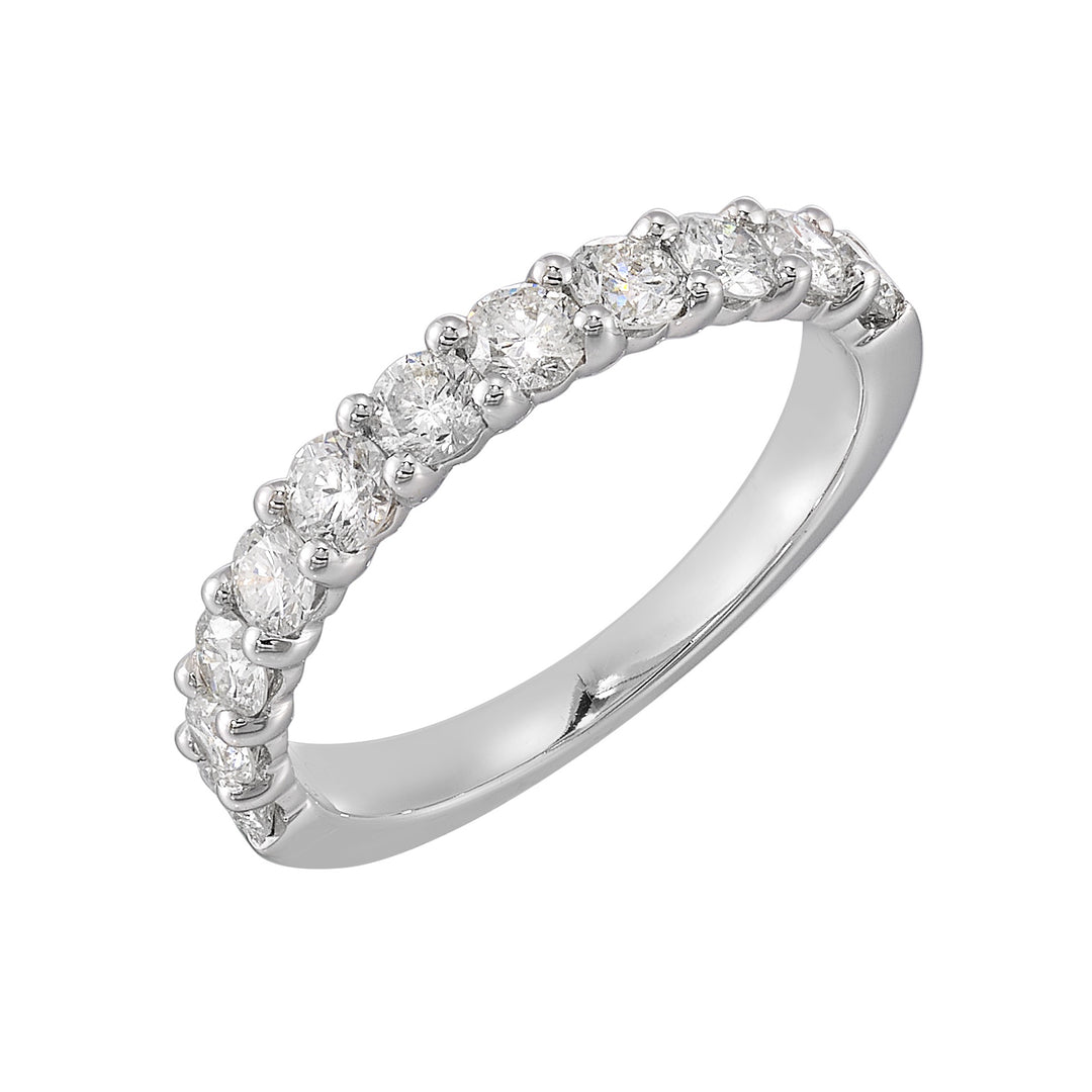 89 Facet 14Kt White Gold Diamond 1Ctw Ring