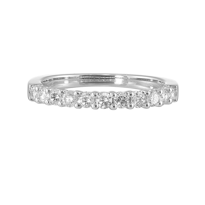 89 Facet 14Kt White Gold Diamond 1/2Ctw Ring