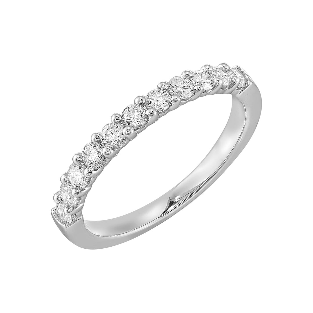 89 Facet 14Kt White Gold Diamond 1/2Ctw Ring