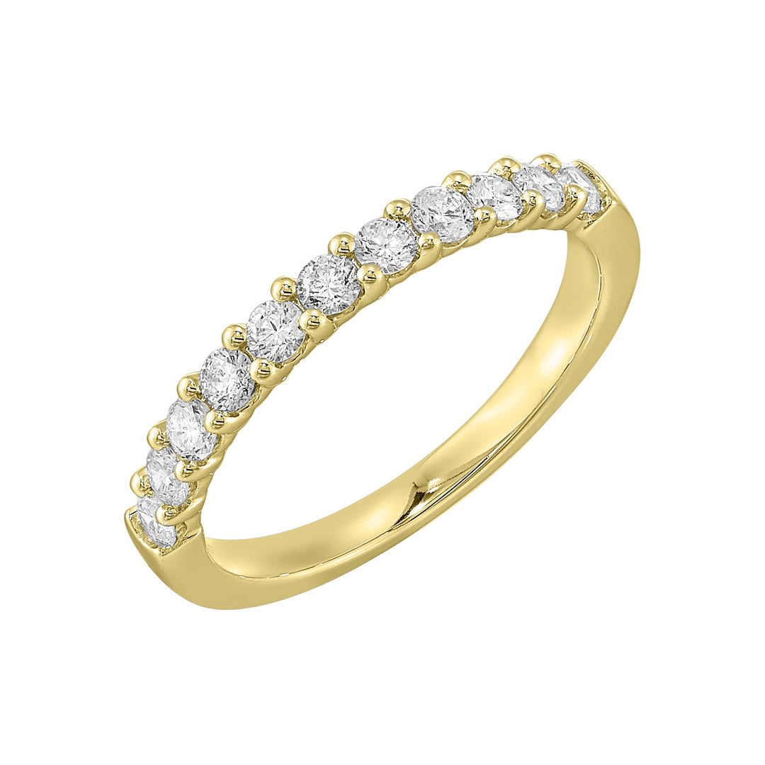 89 Facet 14Kt Yellow Gold Diamond 1/2Ctw Ring