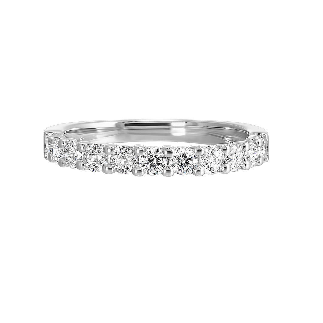 89 Facet 14Kt White Gold Diamond 3/4Ctw Ring