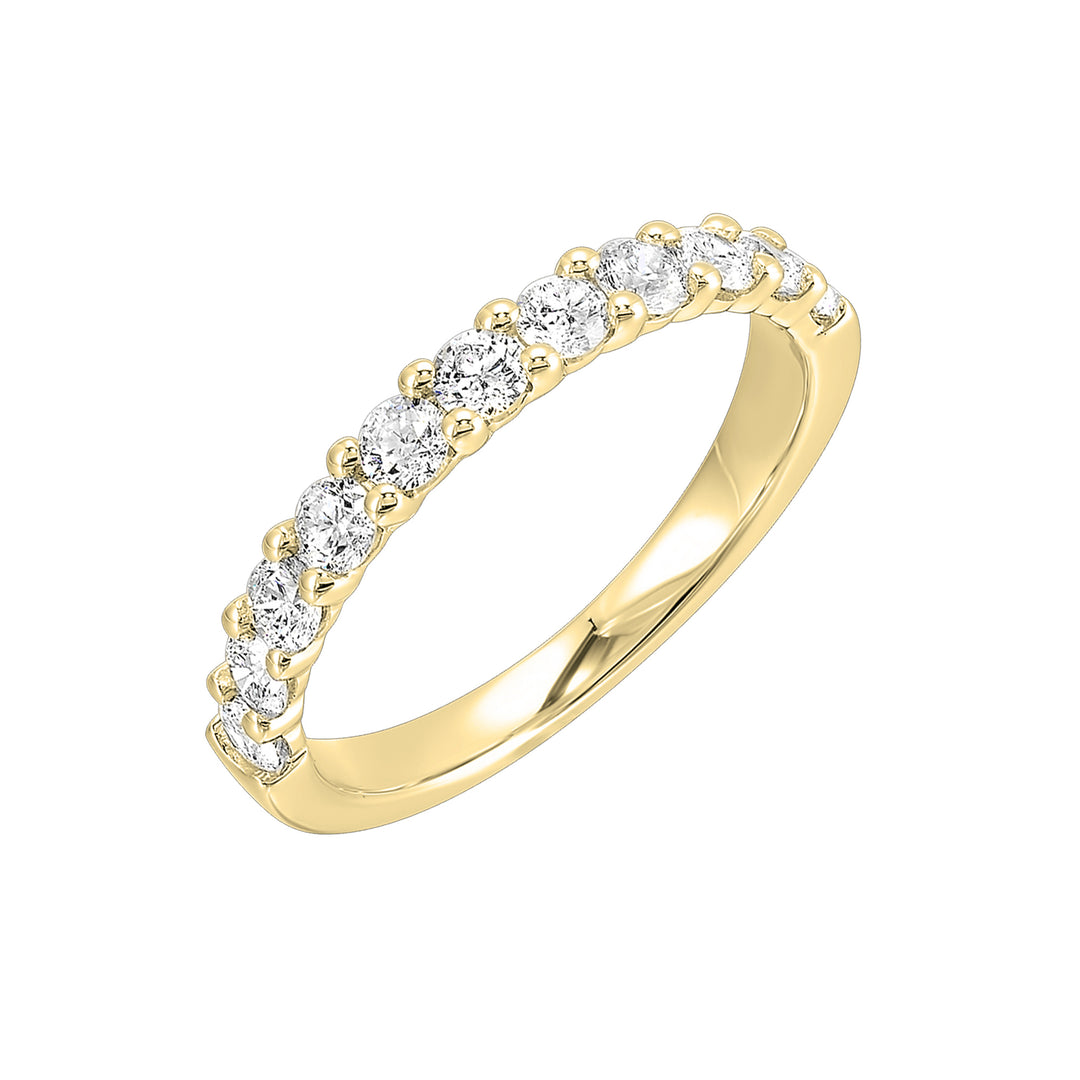 89 Facet 14Kt Yellow Gold Diamond 3/4Ctw Ring