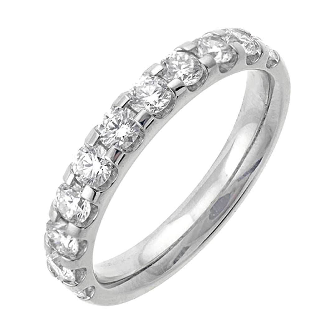 89 Facet 14Kt White Gold Diamond 1Ctw Ring