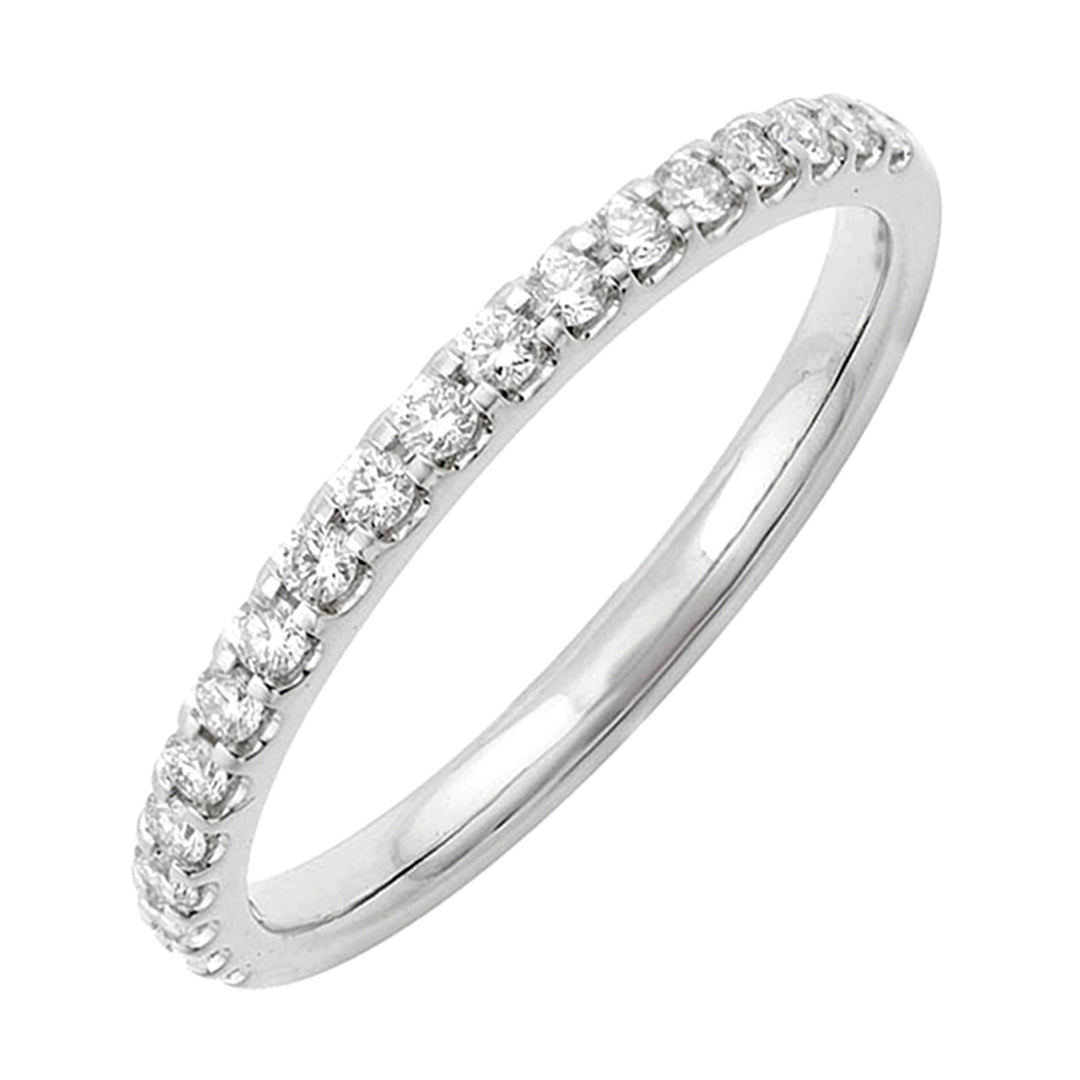 89 Facet 14Kt White Gold Diamond 1/4Ctw Ring
