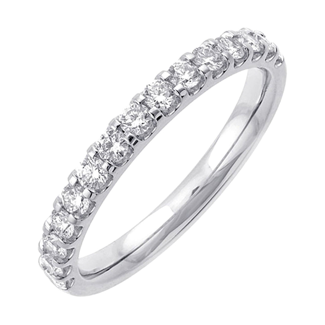 89 Facet 14Kt White Gold Diamond 1/2Ctw Ring