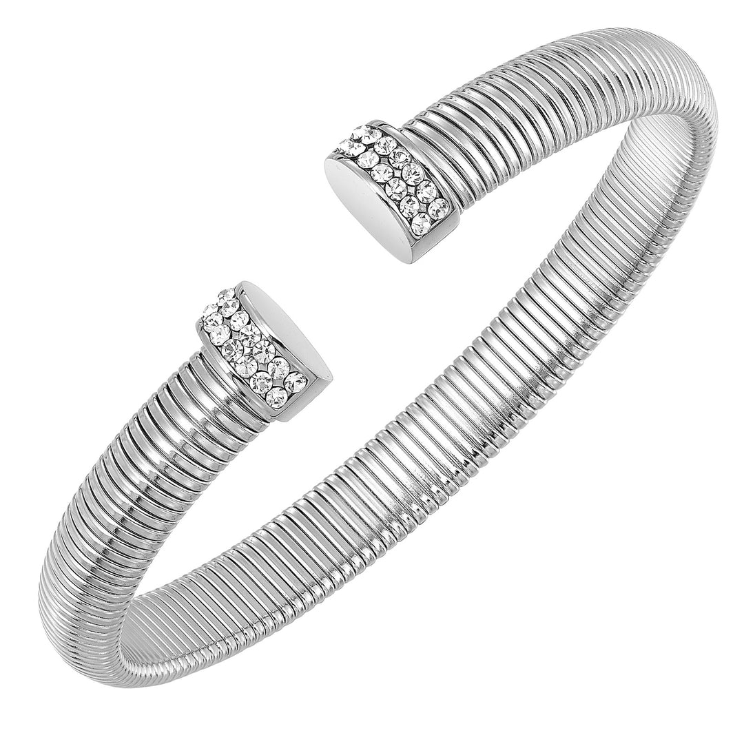 Steel White Bangle