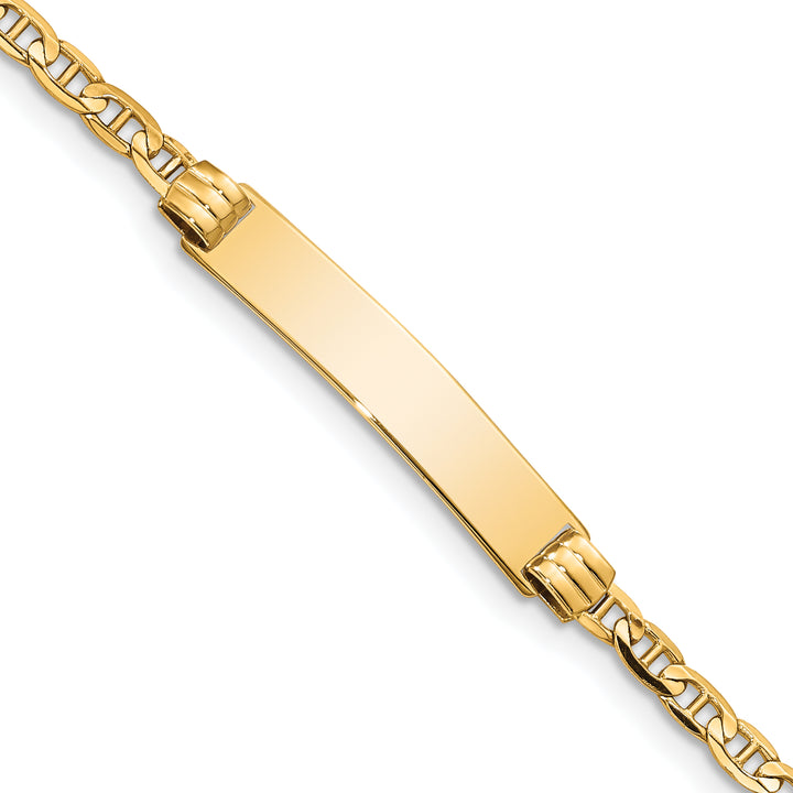 14k Childrens Anchor Link ID Bracelet