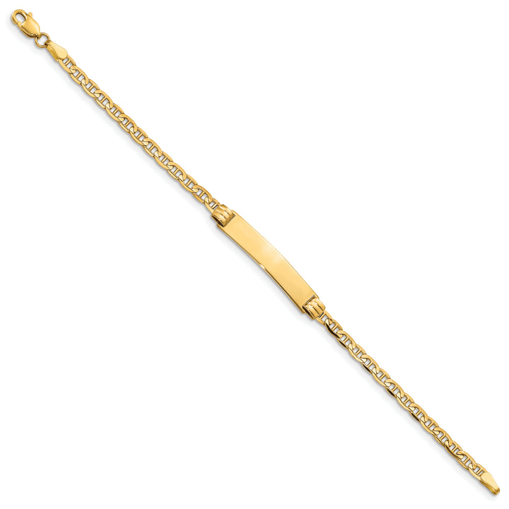 14k Childrens Anchor Link ID Bracelet