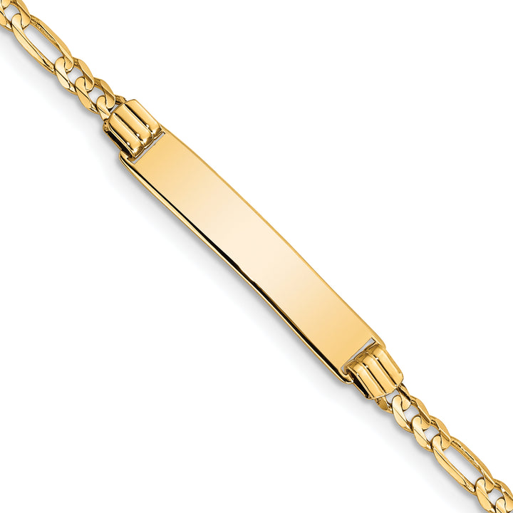14k Childrens Figaro Link ID Bracelet
