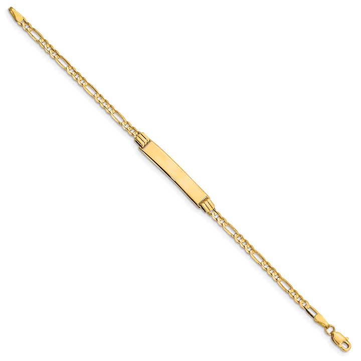 14k Childrens Figaro Link ID Bracelet