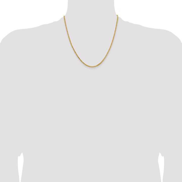 14k 2mm Byzantine Chain