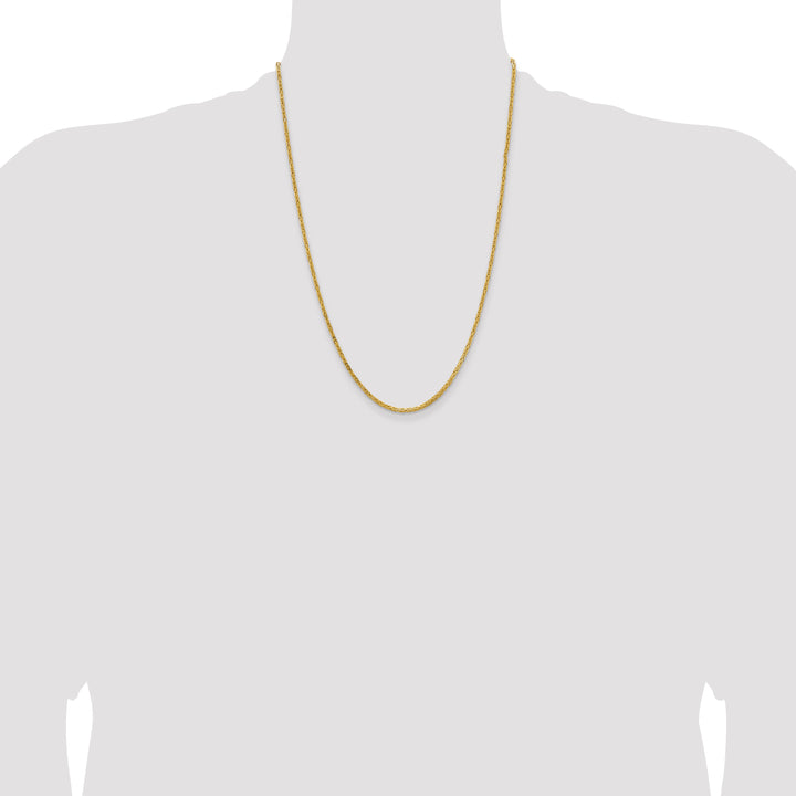 14k 2mm Byzantine Chain